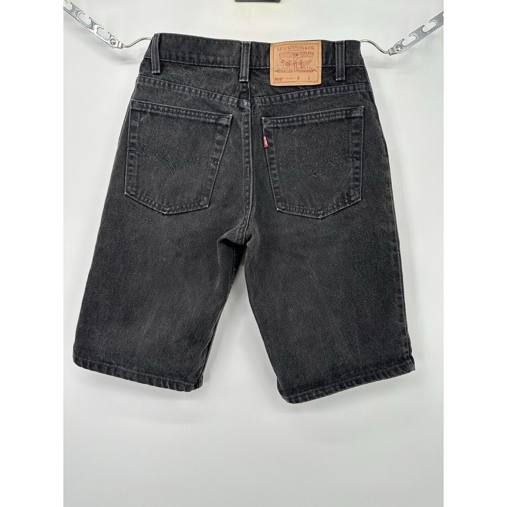LEVI’S Vintage red  Tab Denim Shorts Size‎ 9 Black made in USA